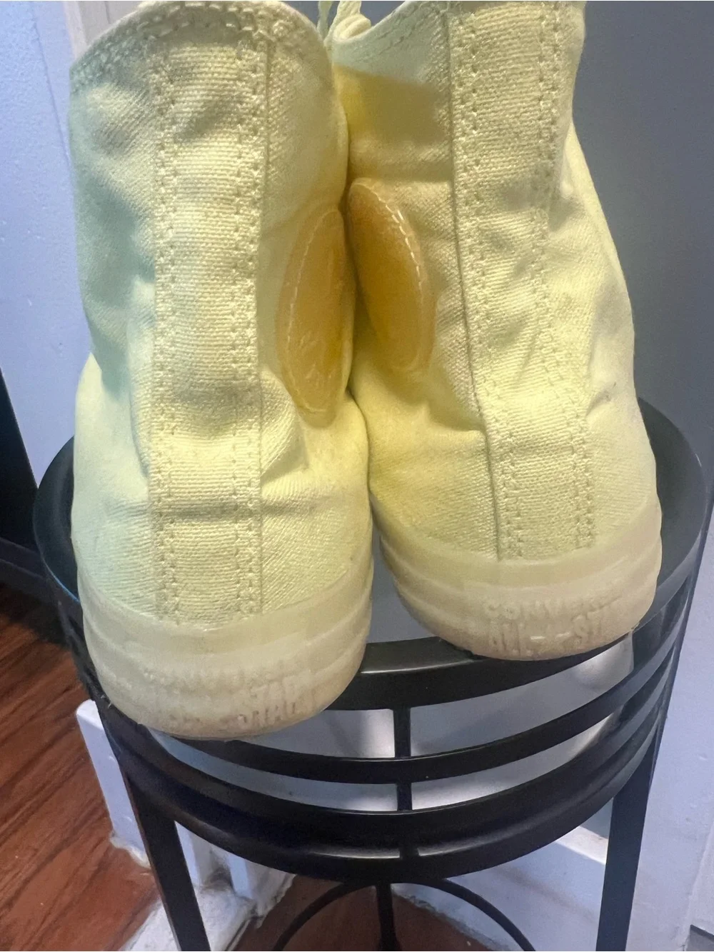 Converse  men Yellow High Top Boat Shoes